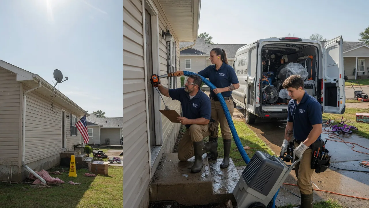 Ceiling Water Damage Restoration in Gardiner, ME near me